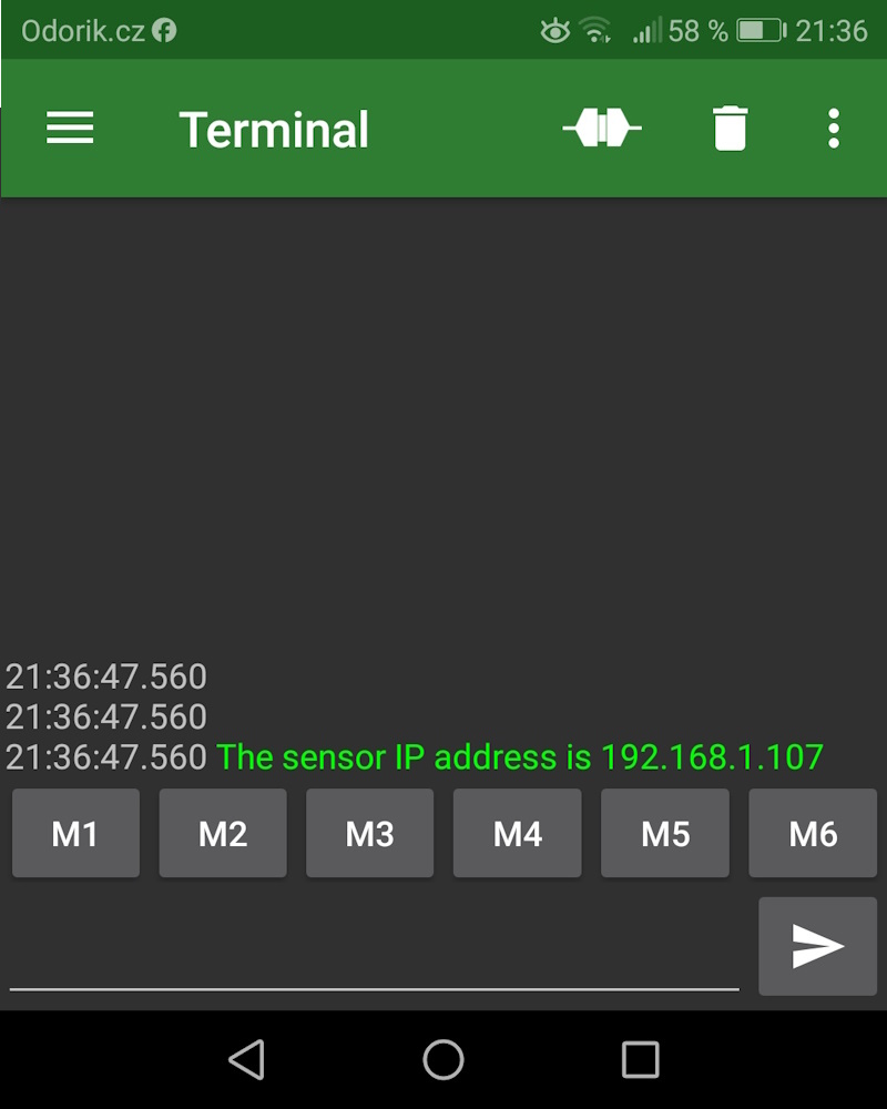 Android serial terminal